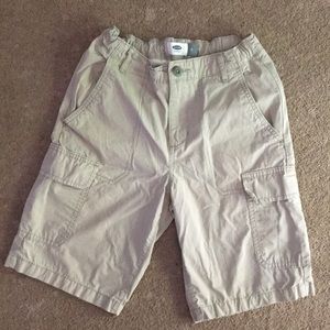 Old Navy Boy's 12 Ochre Cargo Shorts